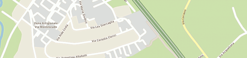 Mappa della impresa ugolini pietro a RIMINI