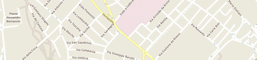 Mappa della impresa finalba spa a RIMINI