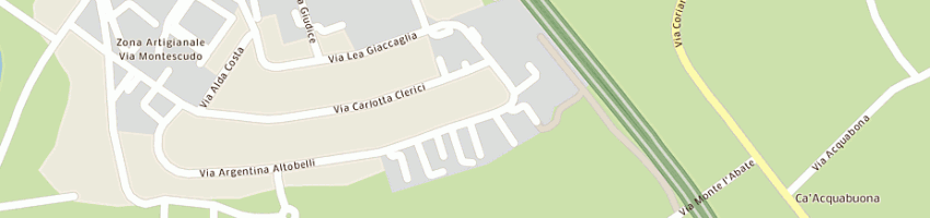 Mappa della impresa severi carlo a RIMINI