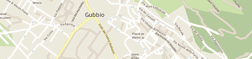 Mappa della impresa coiffure daniela a GUBBIO