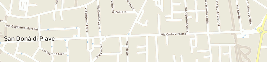 Mappa della impresa hotel forte del 48 a SAN DONA DI PIAVE