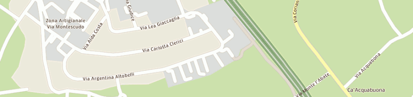 Mappa della impresa legnolac di catrani gaetano e c (snc) a RIMINI