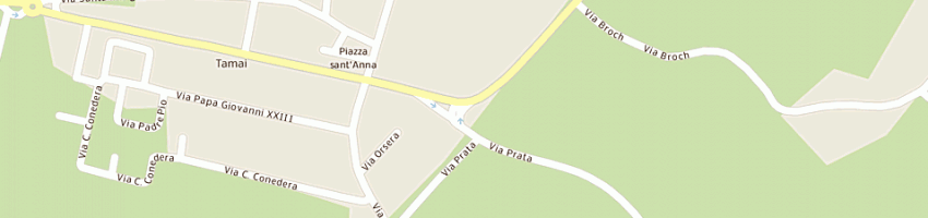Mappa della impresa bortolin francesco claudio a BRUGNERA