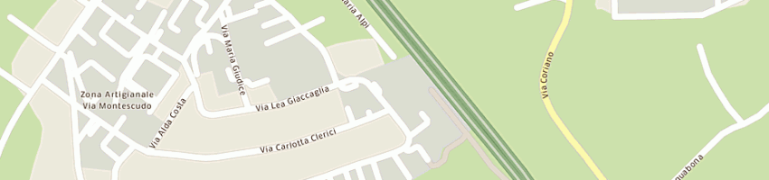 Mappa della impresa bimota spa a RIMINI