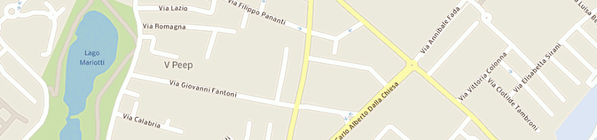 Mappa della impresa i fattori srl a RIMINI