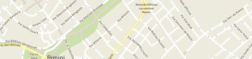 Mappa della impresa taddei athos e guerrino a RIMINI