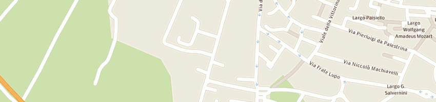 Mappa della impresa segreti sas a GUBBIO