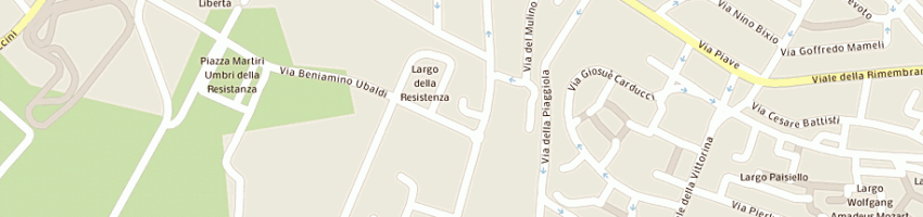 Mappa della impresa edilcentro (sas) a GUBBIO