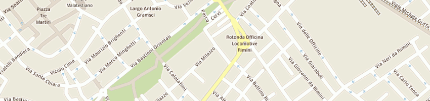 Mappa della impresa montanari stefano a RIMINI