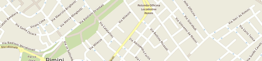 Mappa della impresa squadrani pasquale a RIMINI