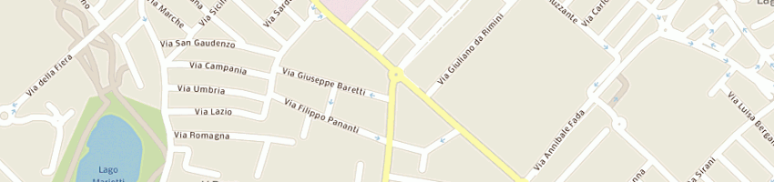 Mappa della impresa angelini flli snc di angelini pierpaolo e riccardo a RIMINI