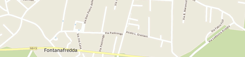 Mappa della impresa caseificio sociale cooperativo di fontanafredda a FONTANAFREDDA