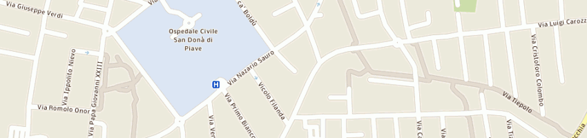 Mappa della impresa diemme complementi d'arredo snc di fiorentini sergio a SAN DONA DI PIAVE