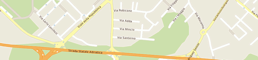 Mappa della impresa zelig srl a RIMINI