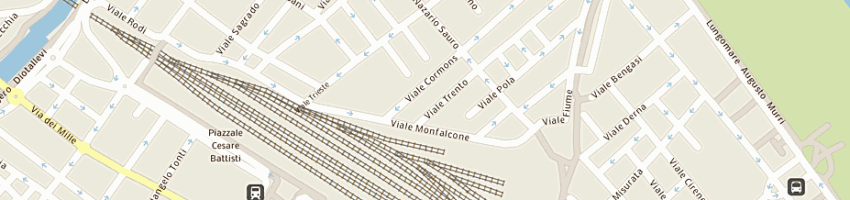Mappa della impresa chiese di altri culti-chiesa evangelica valdese a RIMINI