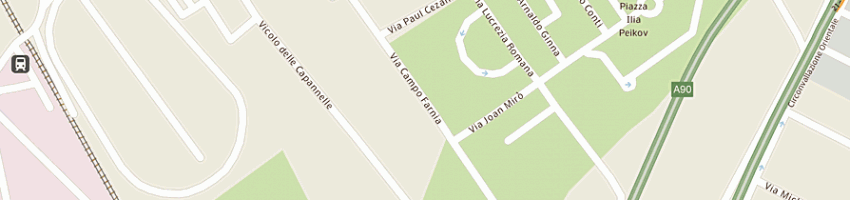 Mappa della impresa campana paolo a ROMA