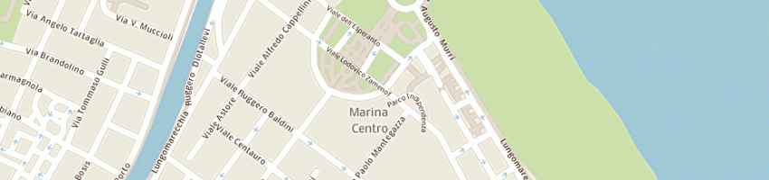 Mappa della impresa ristorante la nuit a RIMINI