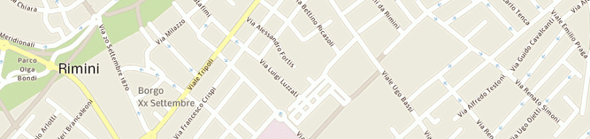 Mappa della impresa aluigi sergio a RIMINI