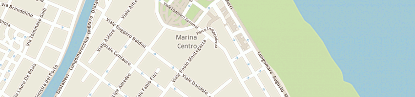 Mappa della impresa poste italiane sportelleria a RIMINI