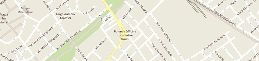 Mappa della impresa tassi maria cristina a RIMINI