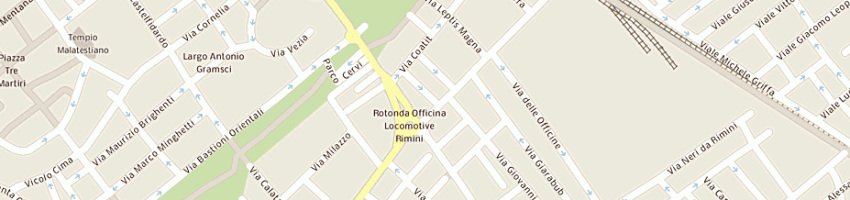Mappa della impresa aluigi stefano a RIMINI