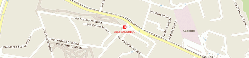 Mappa della impresa hollywood 4000 sas di simone subioli a ROMA