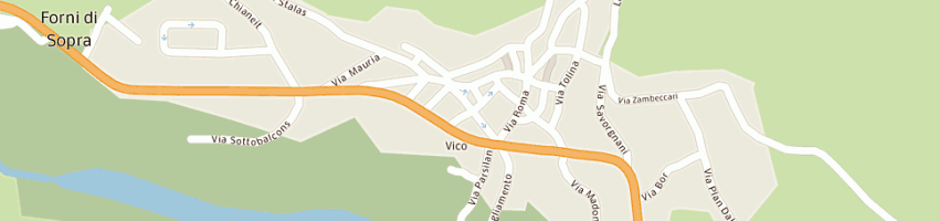 Mappa della impresa antoniaconi marilena a FORNI DI SOPRA