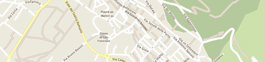 Mappa della impresa fusion cafe' di spigarelli m e c snc a GUBBIO