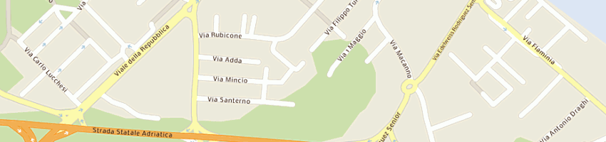 Mappa della impresa berti alessandro a RIMINI
