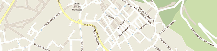 Mappa della impresa raffi lucio a GUBBIO