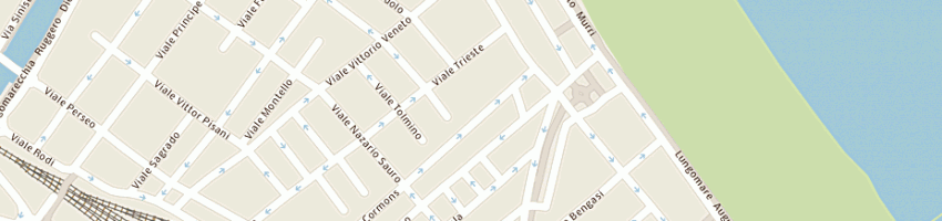 Mappa della impresa albergo villa argia a RIMINI