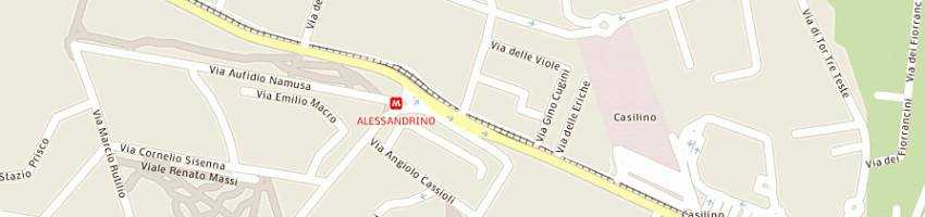 Mappa della impresa studio alessandrino srl a ROMA