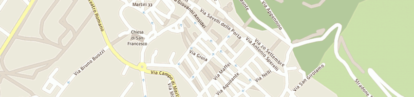 Mappa della impresa fofi patrizia a GUBBIO