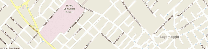 Mappa della impresa delucca stefano a RIMINI