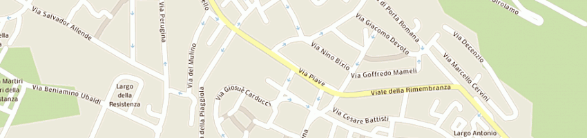 Mappa della impresa ciliegi italo a GUBBIO