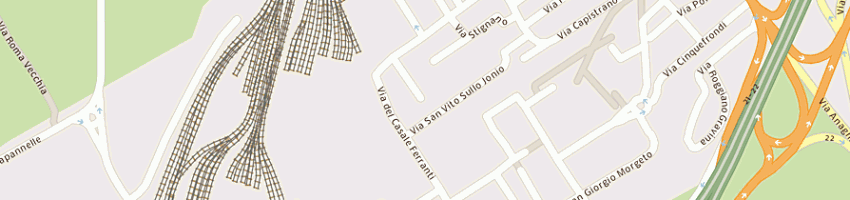 Mappa della impresa panificio sorbara di sorbara giuseppe e c snc a ROMA