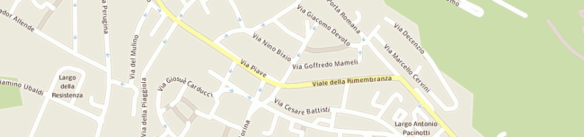 Mappa della impresa passeri enrico a GUBBIO