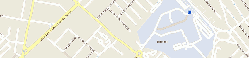 Mappa della impresa fiume angelo a RIMINI