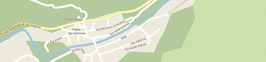 Mappa della impresa lapo snc di da rin polenton francesco e c a SANTO STEFANO DI CADORE