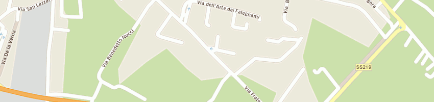 Mappa della impresa marchini ubaldo a GUBBIO