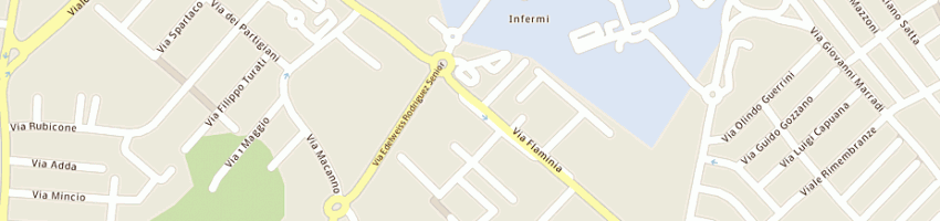 Mappa della impresa onoranze funebri citta' di rimini srl a RIMINI