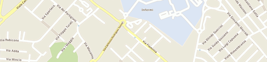 Mappa della impresa aiello antonella a RIMINI