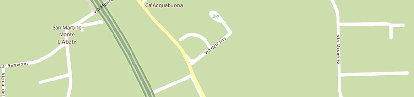 Mappa della impresa ubaldi costruzioni srl a RIMINI