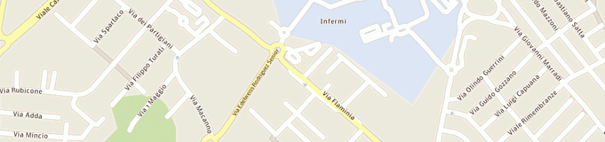 Mappa della impresa cifar (srl) a RIMINI