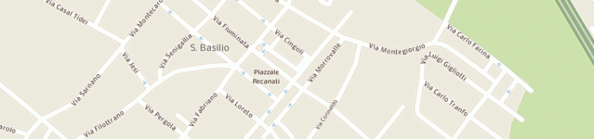 Mappa della impresa cangialosi anna maria a ROMA