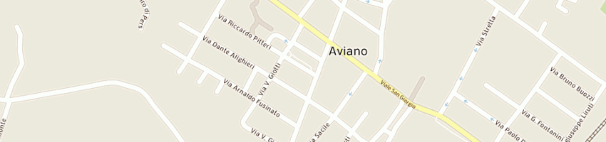 Mappa della impresa salone salvatore di genuardi stefano e paola snc a AVIANO