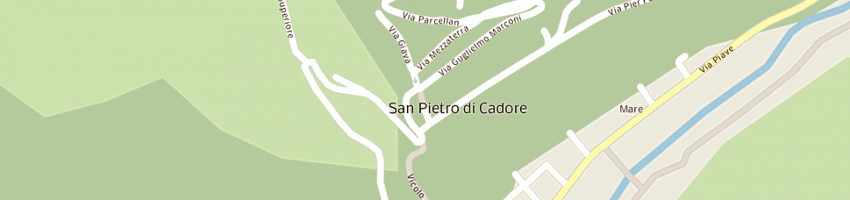 Mappa della impresa regola di costalta a SAN PIETRO DI CADORE