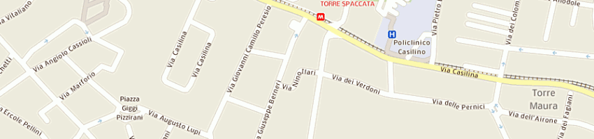 Mappa della impresa orizon tour e service srl a ROMA