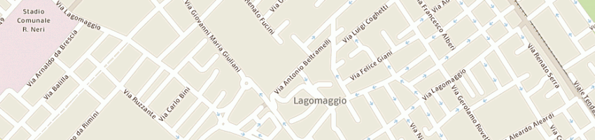 Mappa della impresa moonlight srl a RIMINI