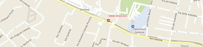 Mappa della impresa polidori laura a ROMA